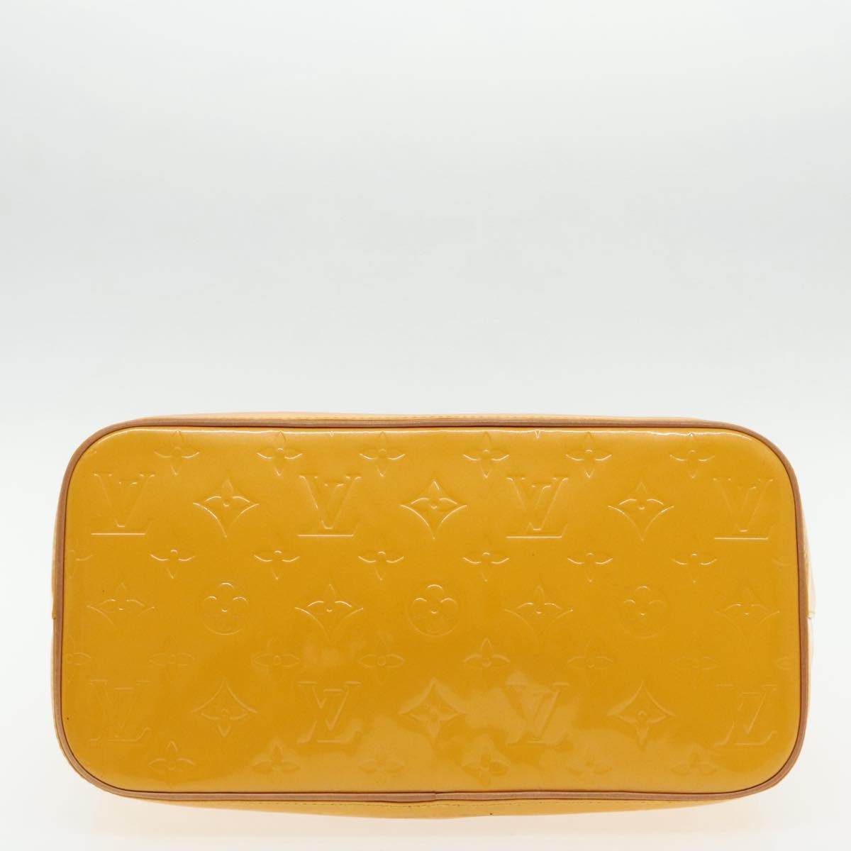 Louis Vuitton Houston Handbag Monogram Vernis Yellow Patent_Leather Bag (Pre-Owned)