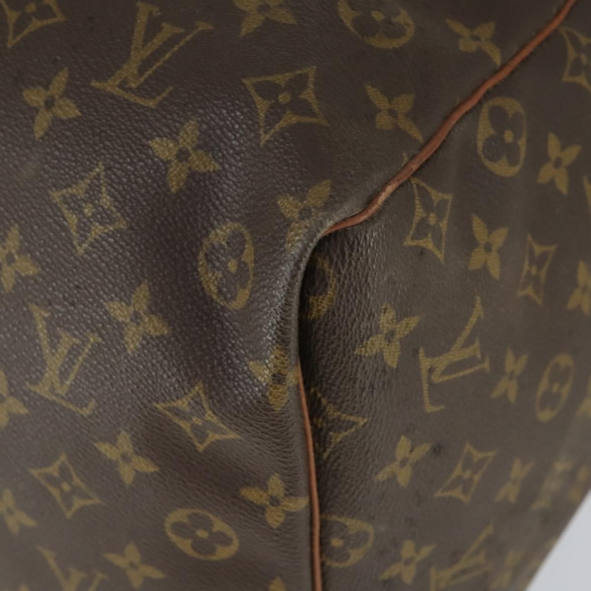 Louis Vuitton Keepall Bag Monogram Canvas Brown Canvas Travel Bag Bag (Pre-Owned)