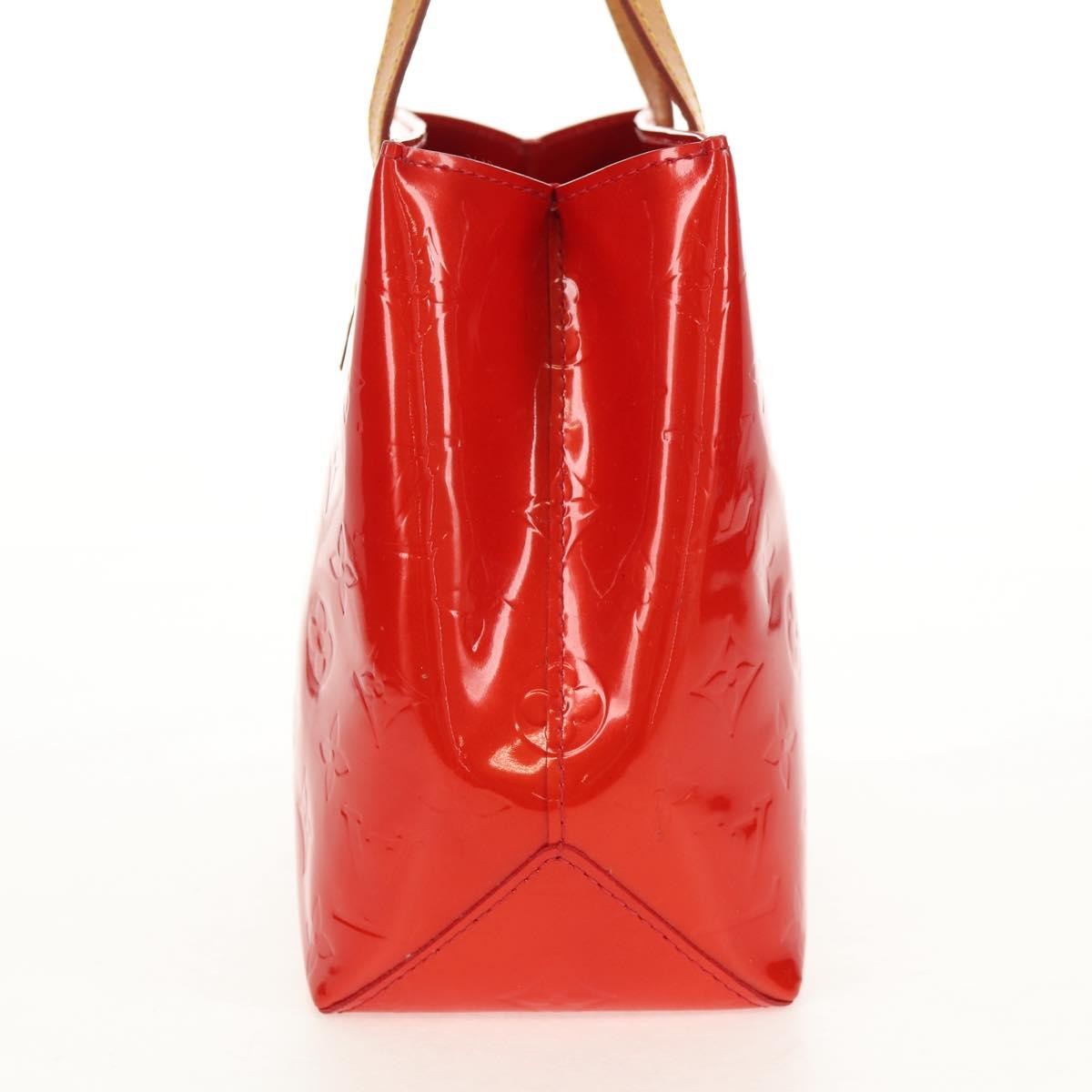 Louis Vuitton Reade Handbag Monogram Vernis Red Patent_Leather Handbag (Pre-Owned)