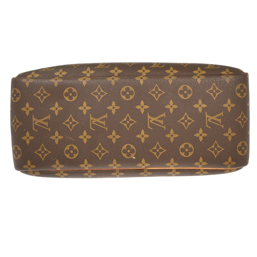 Louis Vuitton Deauville Handbag Monogram Canvas Brown Canvas Handbag (Pre-Owned)