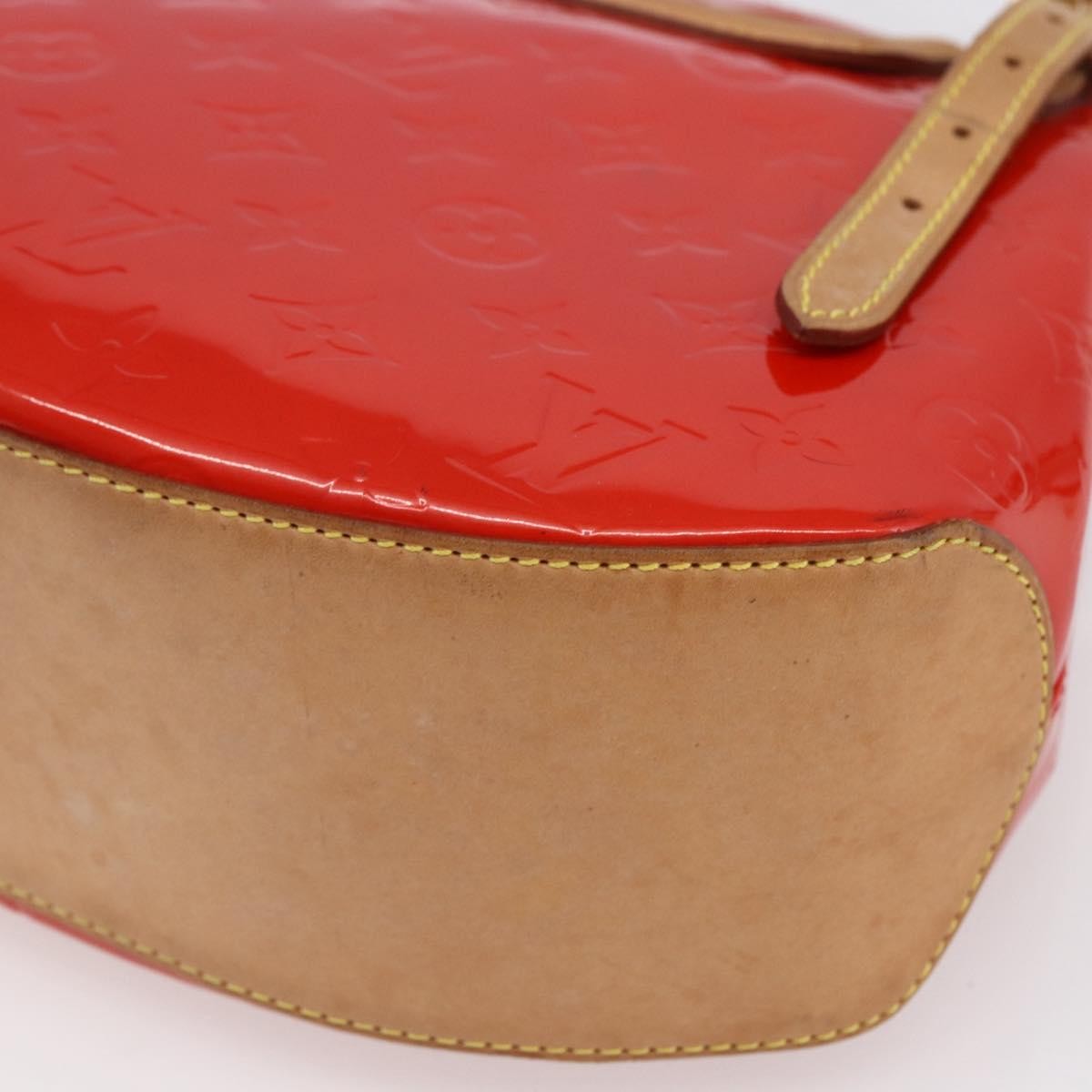 Louis Vuitton Biscayne Bay Handbag Monogram Vernis Red Patent_Leather Bag (Pre-Owned)