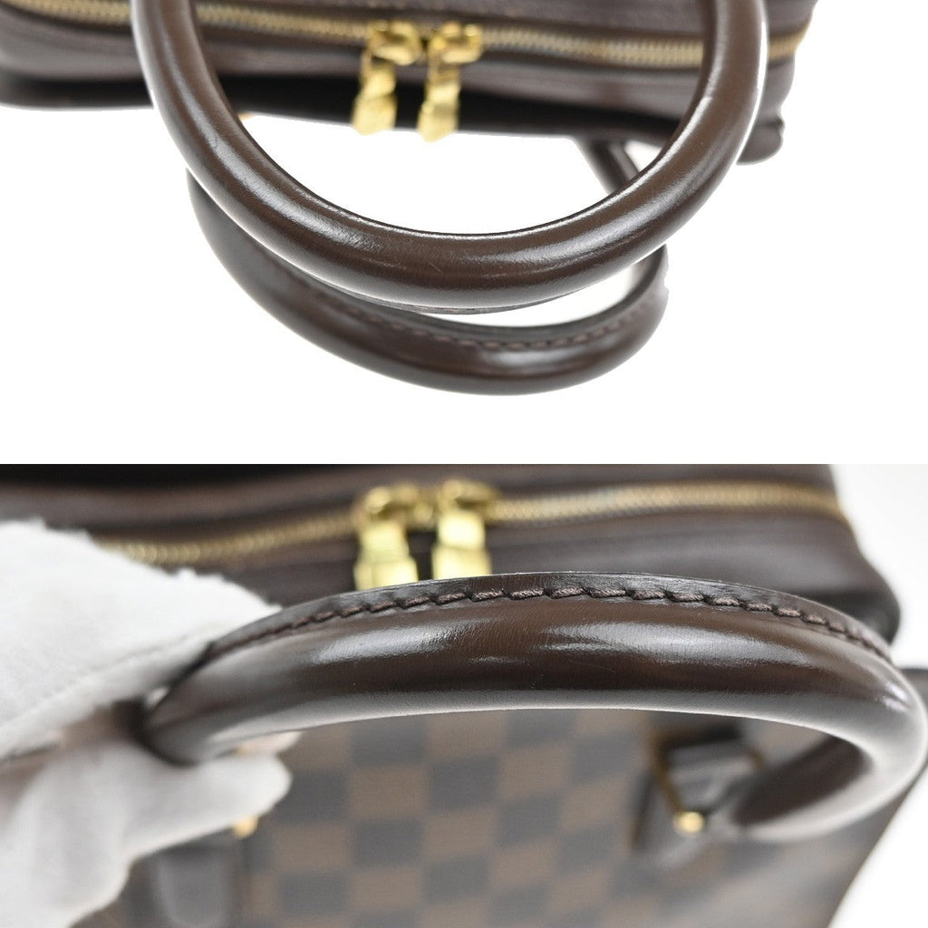 Louis Vuitton Triana Bag Damier Brown Canvas Handbag (Pre-Owned)