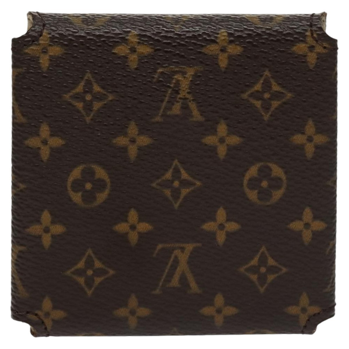 Louis Vuitton Case Jewelry Box Canvas Brown Canvas Wallets Accessory (Pre-Owned)