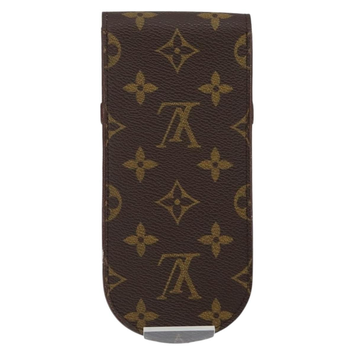 Louis Vuitton Etui À Lunette Canvas Brown Canvas Card Holders Accessory (Pre-Owned)