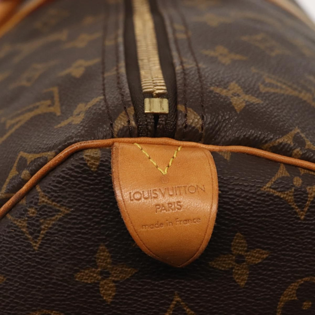 Louis Vuitton Keepall Bag Monogram Canvas Brown Canvas Travel Bag Bag (Pre-Owned)