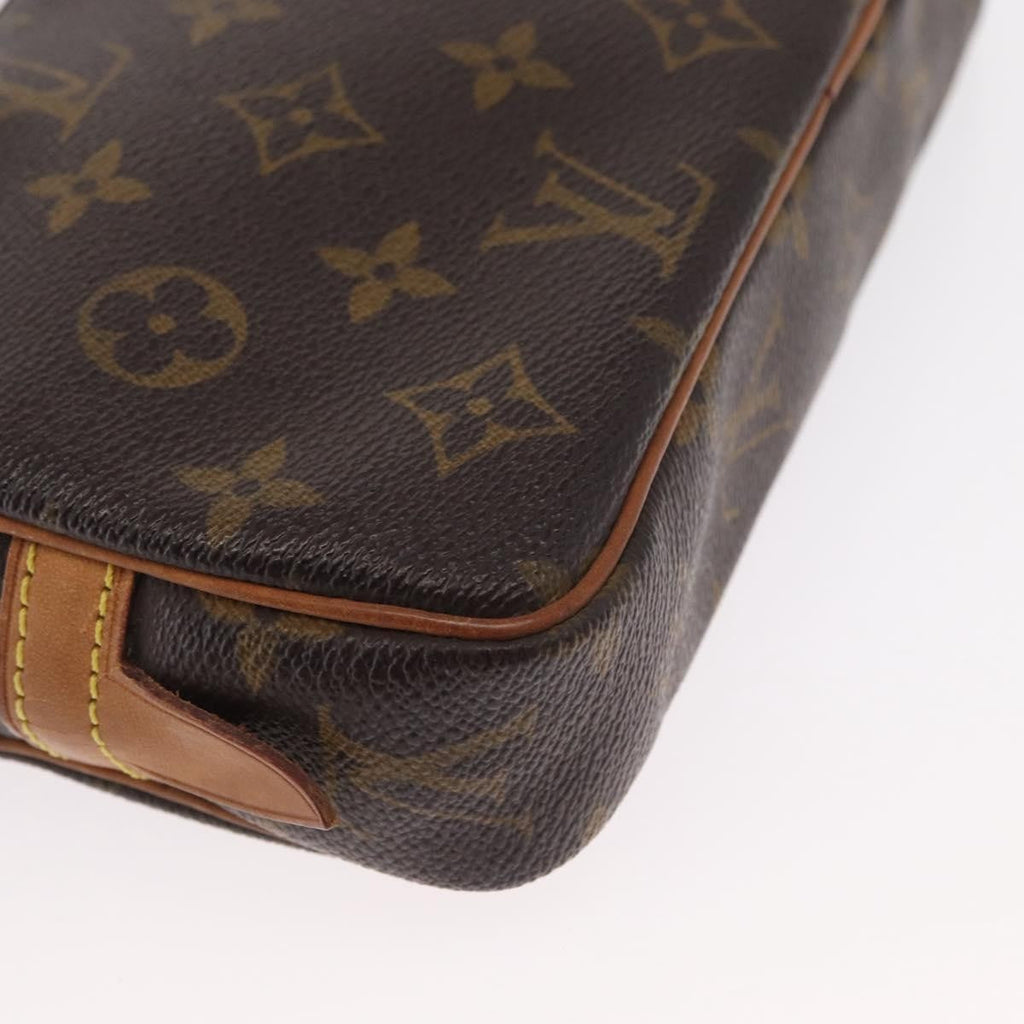 Louis Vuitton Pochette Marly Bandouliere Bag Monogram Canvas Brown Canvas Shoulder Bag Bag (Pre-Owned)