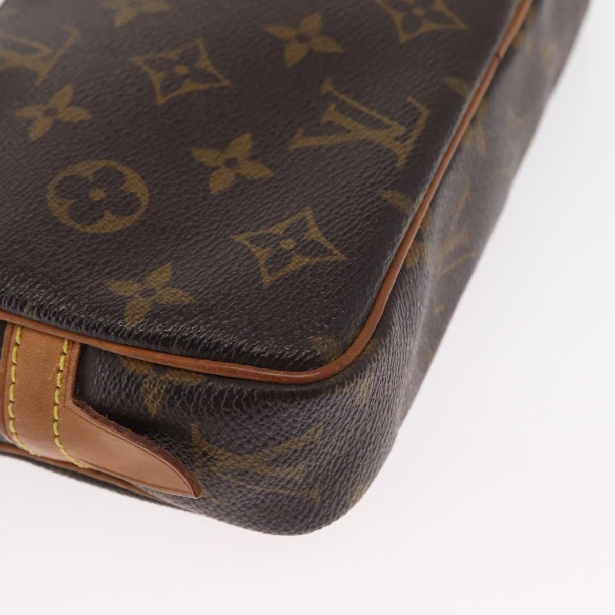 Louis Vuitton Pochette Marly Bandouliere Bag Monogram Canvas Brown Canvas Shoulder Bag Bag (Pre-Owned)