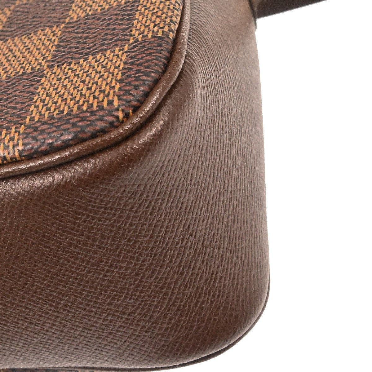 Louis Vuitton Trousse Make Up Bag Damier Canvas Brown Canvas Clutche & Pouche Bag (Pre-Owned)
