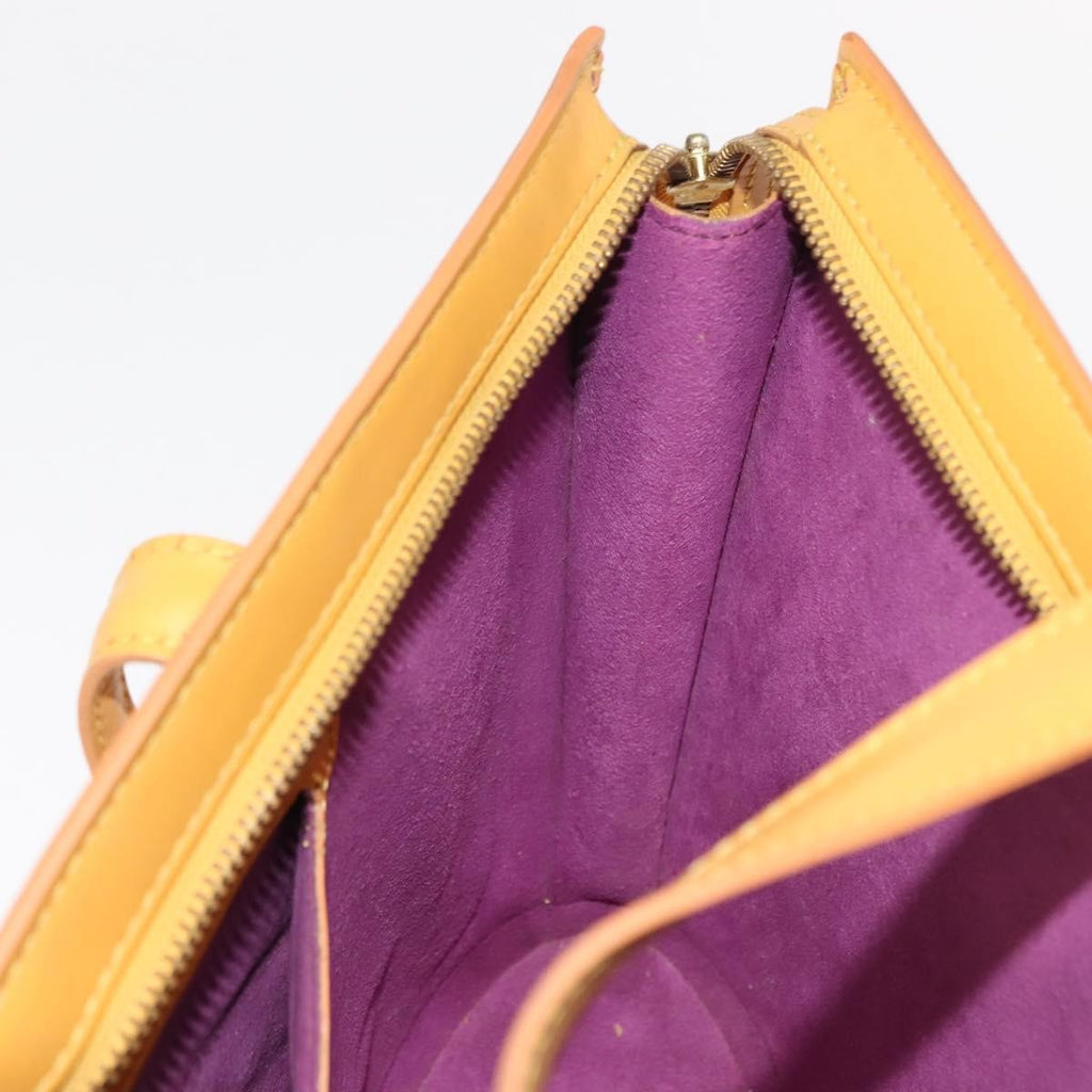 Louis Vuitton Saint Jacques Handbag Epi Leather Yellow Leather Handbag (Pre-Owned)