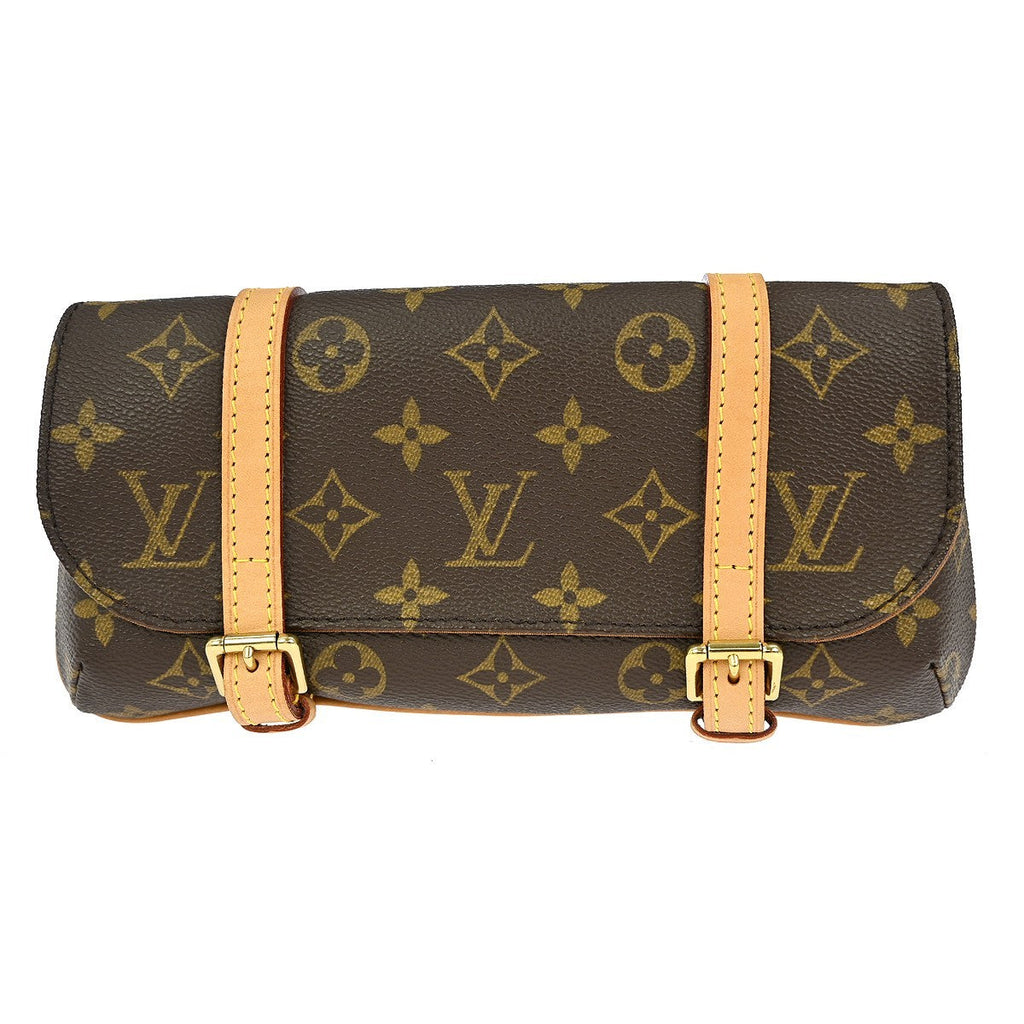 Louis Vuitton Marelle Waist Bag Monogram Canvas Brown Canvas Clutche & Pouche Bag (Pre-Owned)