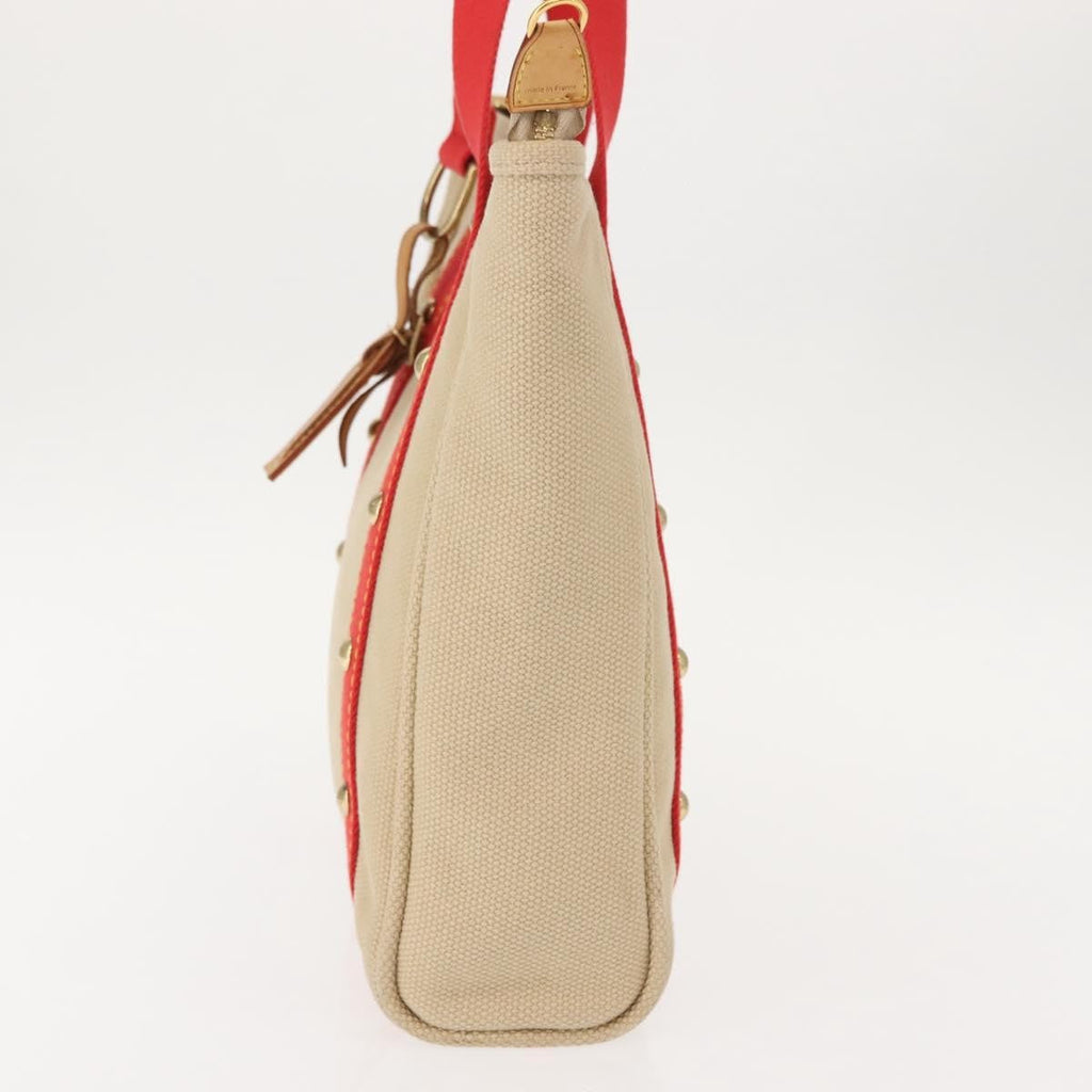Louis Vuitton Antigua Tote Canvas Beige Canvas Tote Bag Bag (Pre-Owned)