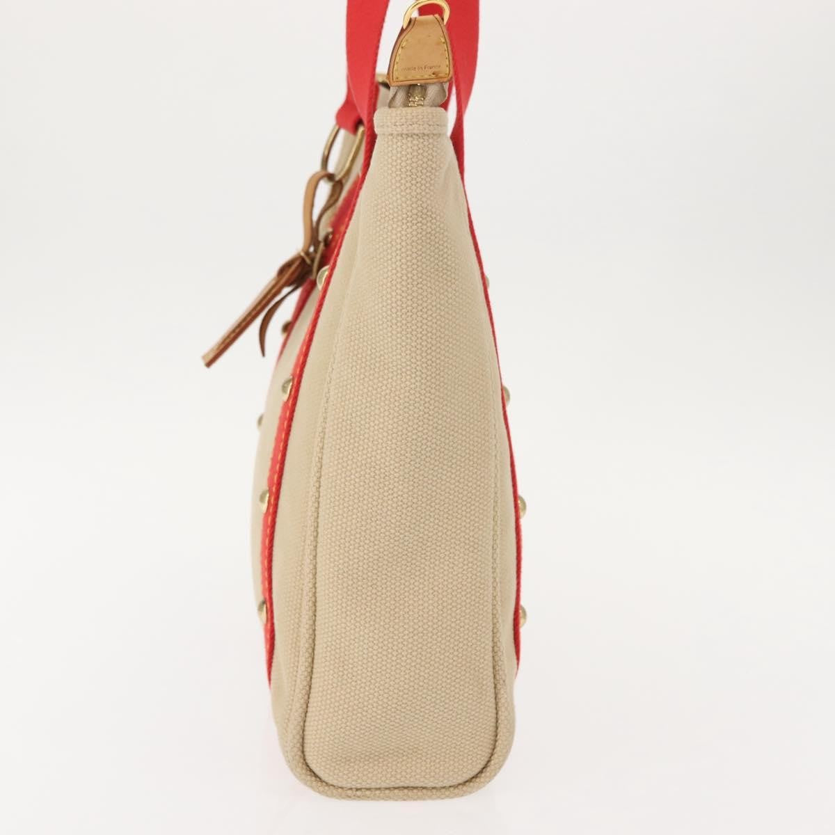 Louis Vuitton Antigua Tote Canvas Beige Canvas Tote Bag Bag (Pre-Owned)