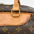 Louis Vuitton Deauville Handbag Monogram Canvas Brown Canvas Handbag (Pre-Owned)