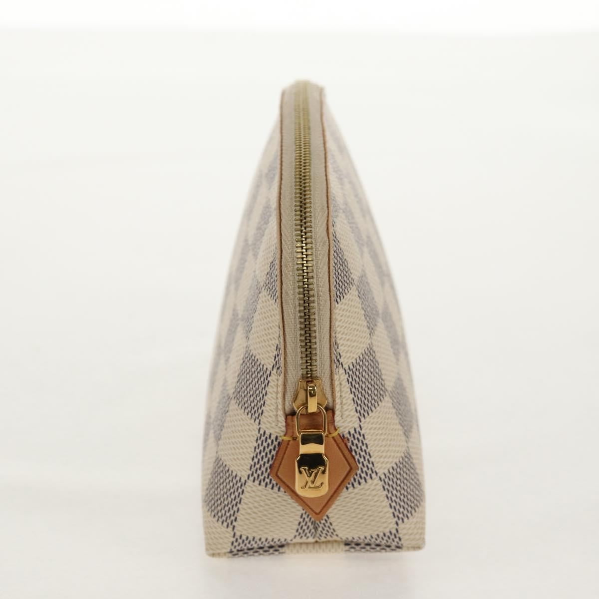 Louis Vuitton Cosmetic Pouch Damier Beige Canvas Clutche & Pouche Bag (Pre-Owned)