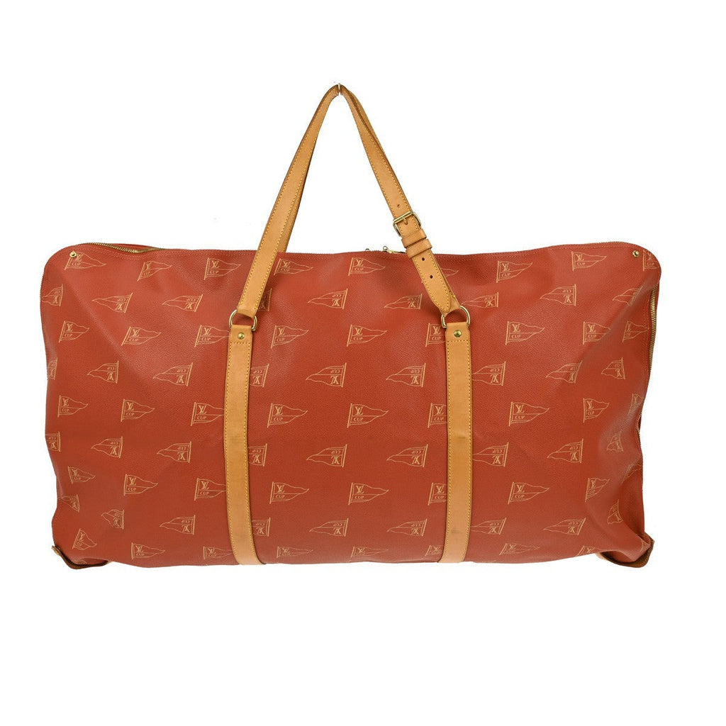 Louis Vuitton Cup Garment Cover Coated Canvas Red Canvas Travel Bag Bag (Pre-Owned)