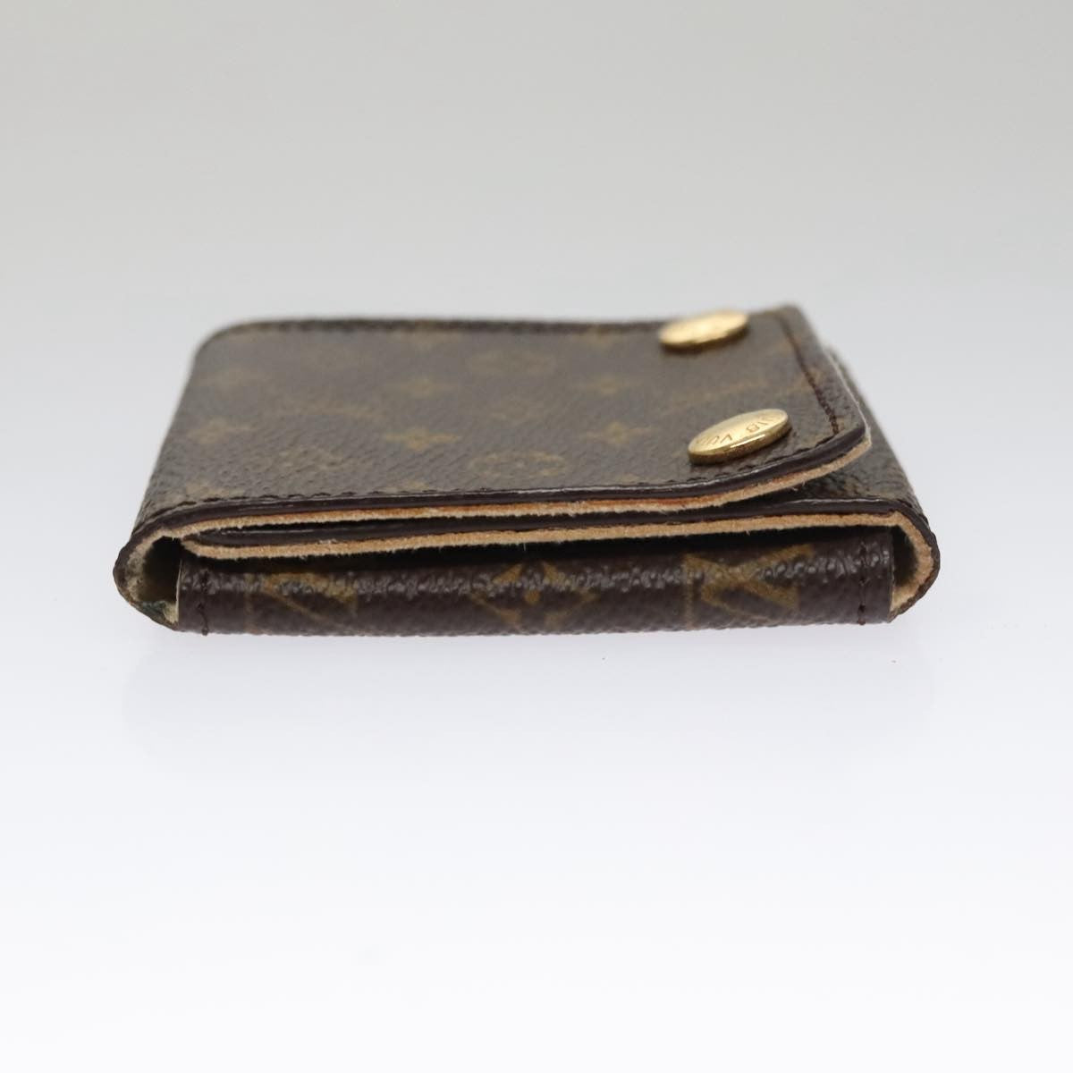 Louis Vuitton Case Jewelry Box Canvas Brown Canvas Wallets Accessory (Pre-Owned)
