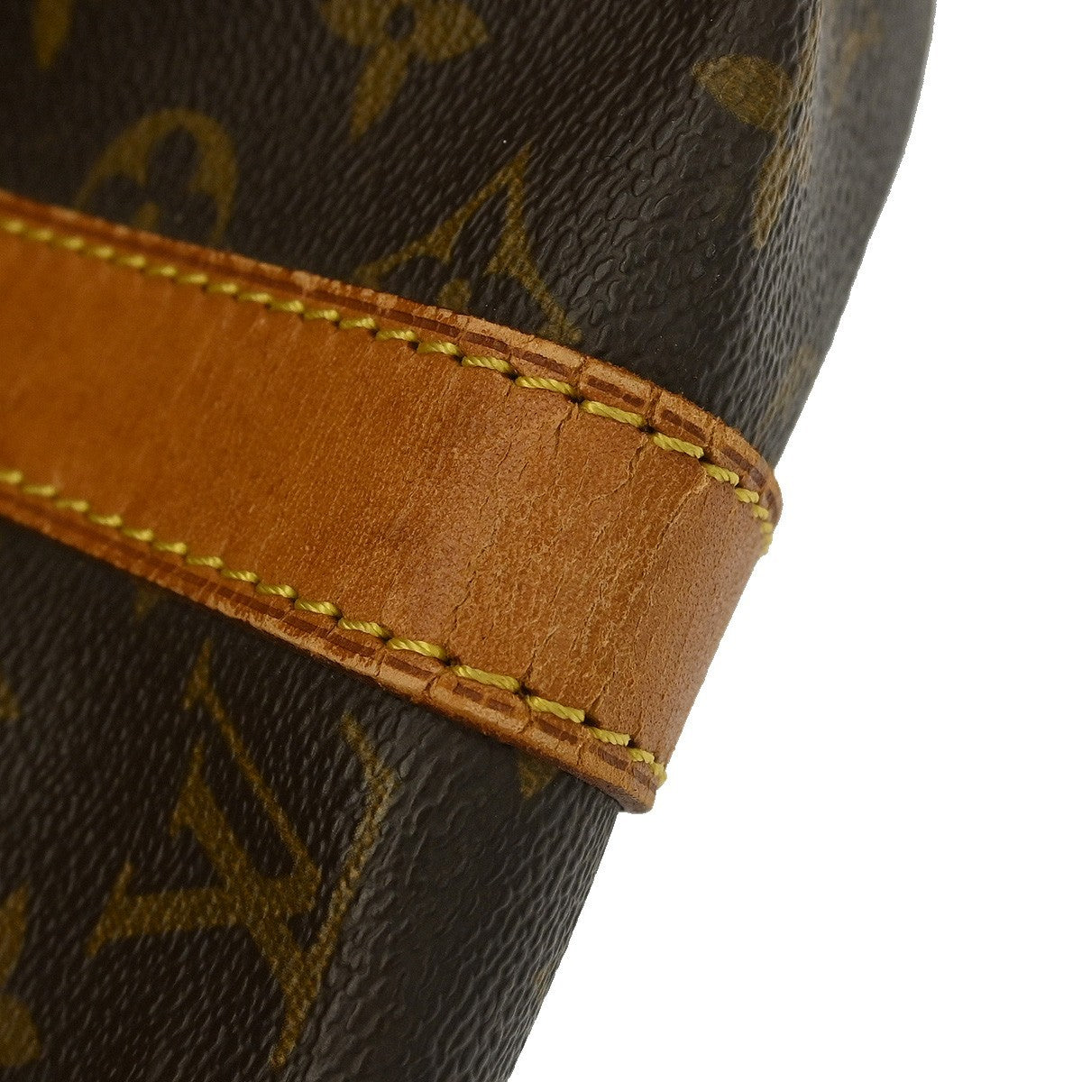 Louis Vuitton Keepall Bag Monogram Canvas Brown Canvas Travel Bag Bag (Pre-Owned)