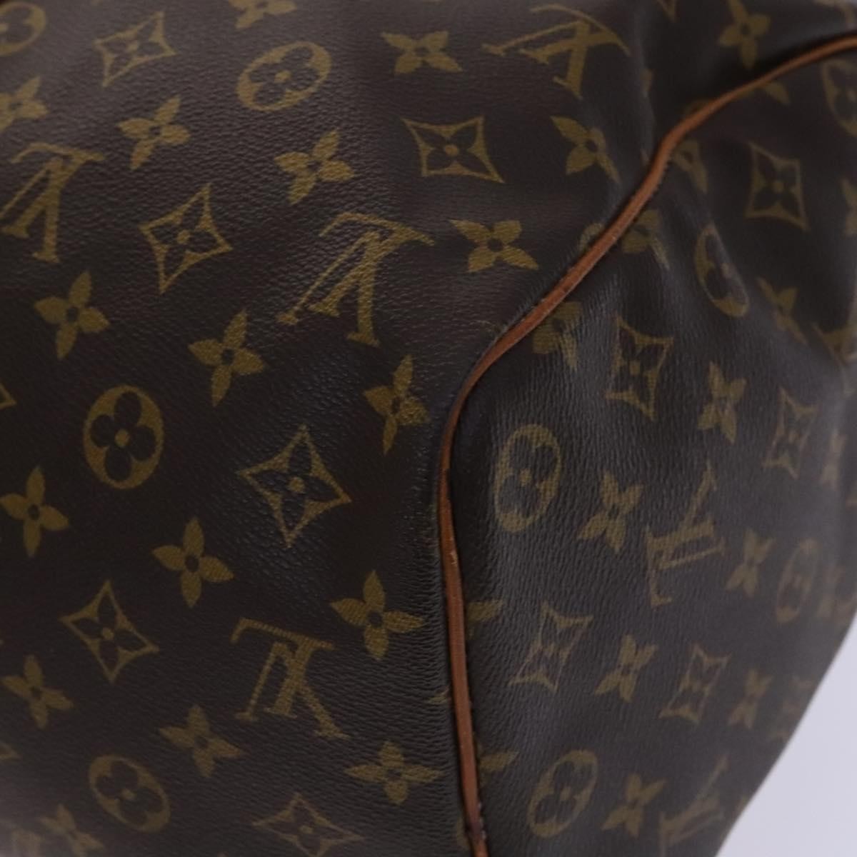 Louis Vuitton Keepall Bag Monogram Canvas Brown Canvas Travel Bag Bag (Pre-Owned)