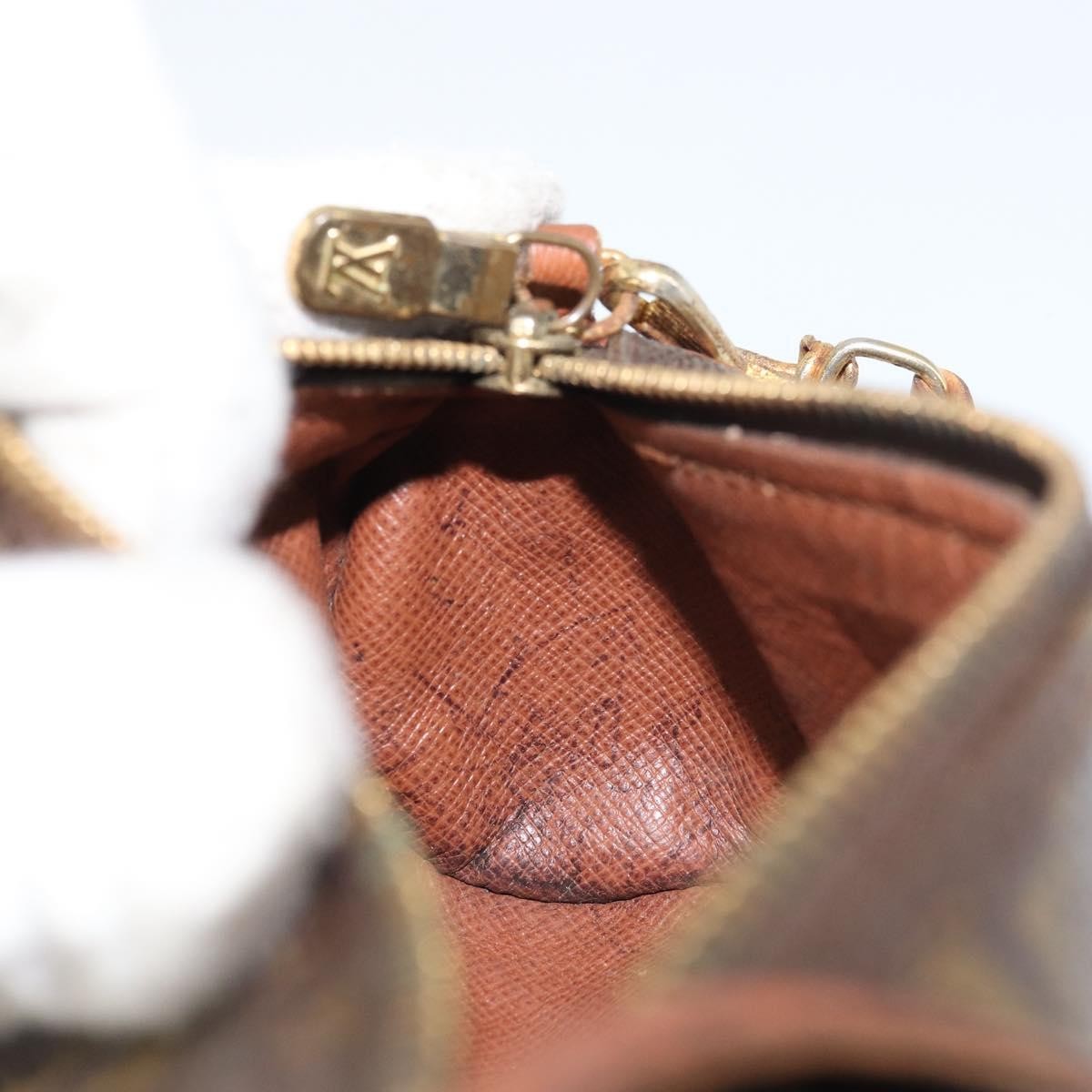 Louis Vuitton Papillon Pochette Monogram Canvas Brown Canvas Clutche & Pouche Bag (Pre-Owned)