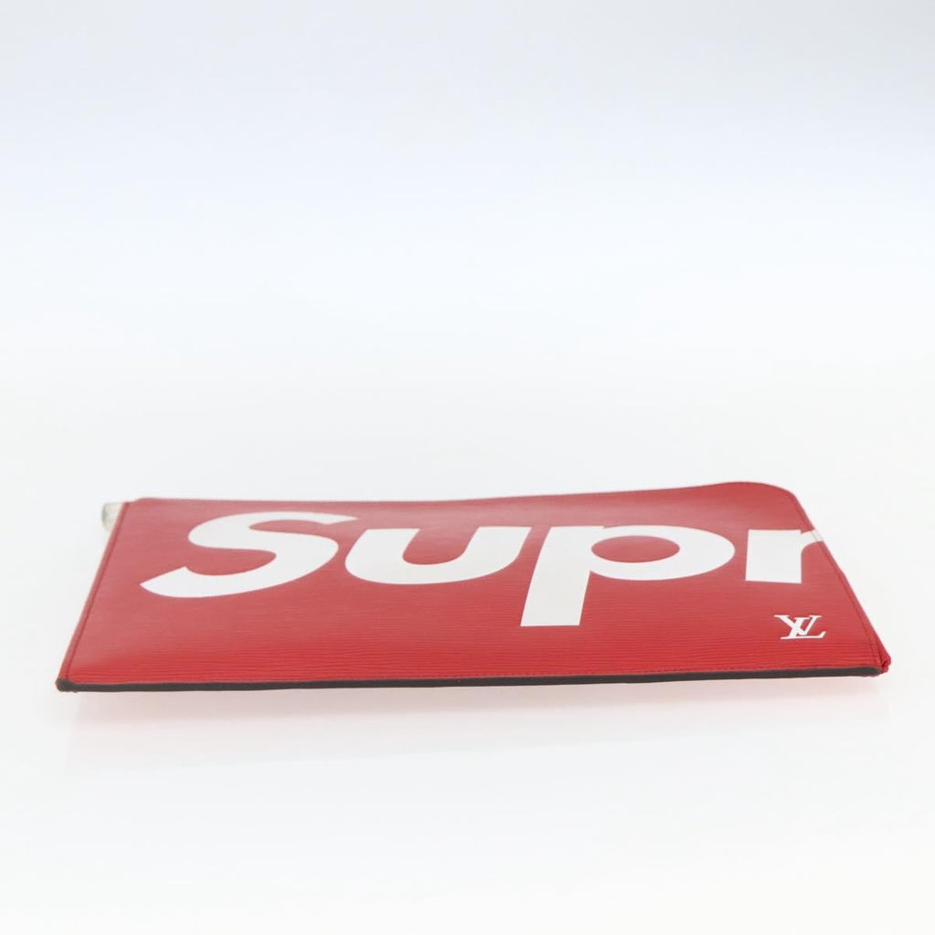 Louis Vuitton Pochette Jour Limited Edition Supreme Epi Leather Red Leather Clutche & Pouche Bag (Pre-Owned)