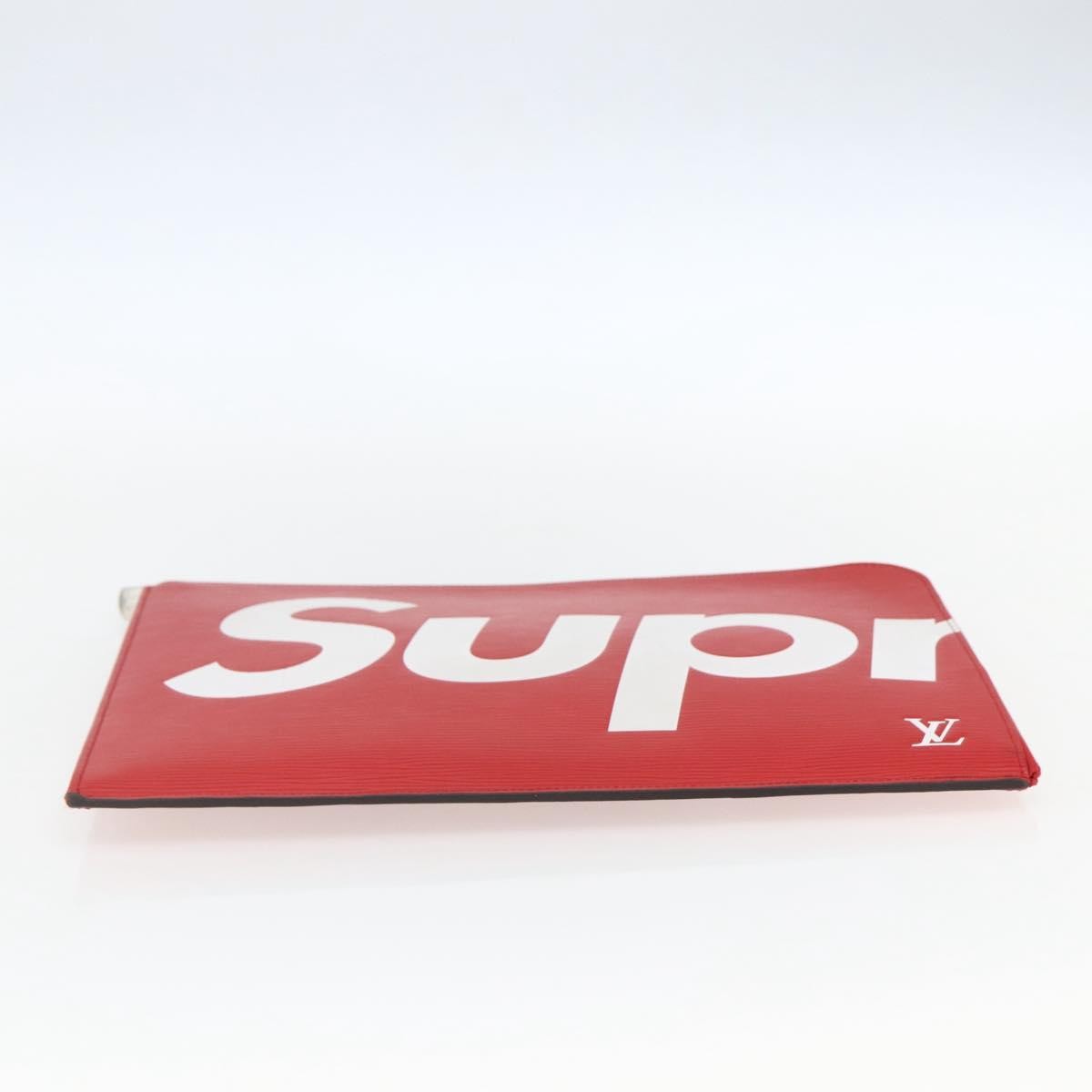 Louis Vuitton Pochette Jour Limited Edition Supreme Epi Leather Red Leather Clutche & Pouche Bag (Pre-Owned)