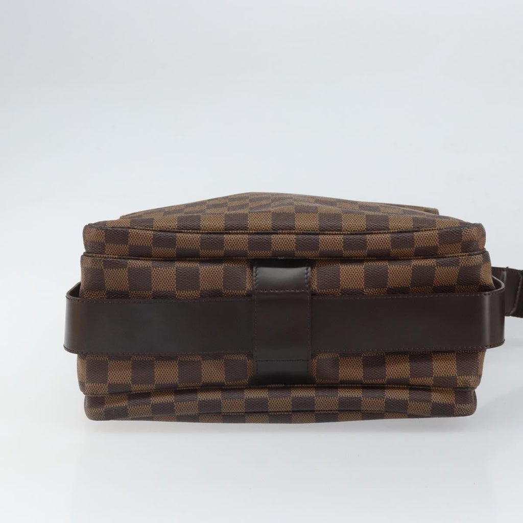 Louis Vuitton Naviglio Handbag Damier Brown Canvas Shoulder Bag Bag (Pre-Owned)