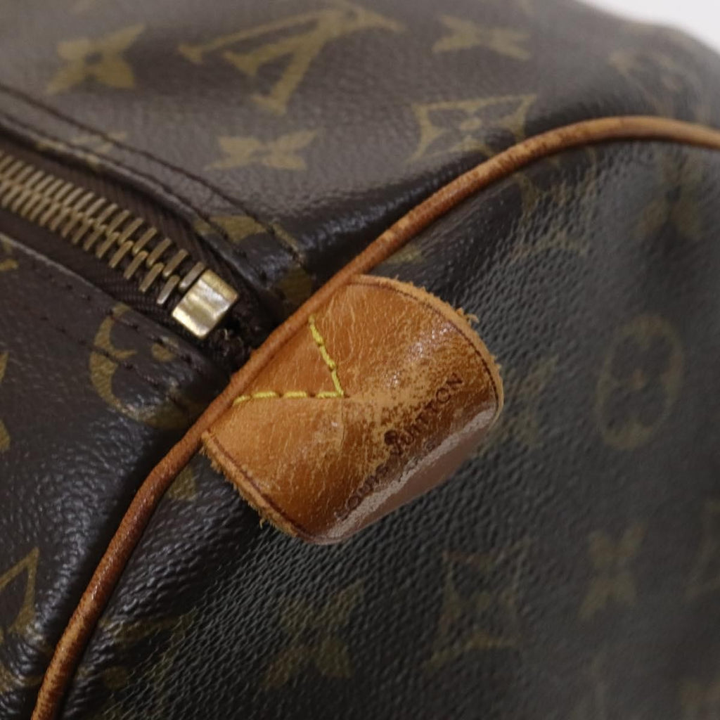 Louis Vuitton Keepall Bag Monogram Canvas Brown Canvas Bag (Pre-Owned)