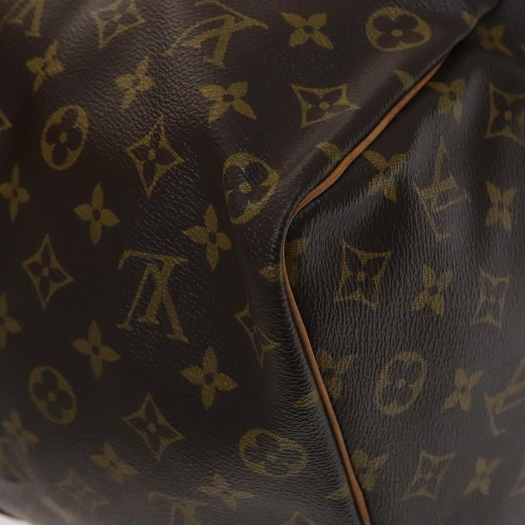 Louis Vuitton Keepall Bag Monogram Canvas Brown Canvas Bag (Pre-Owned)
