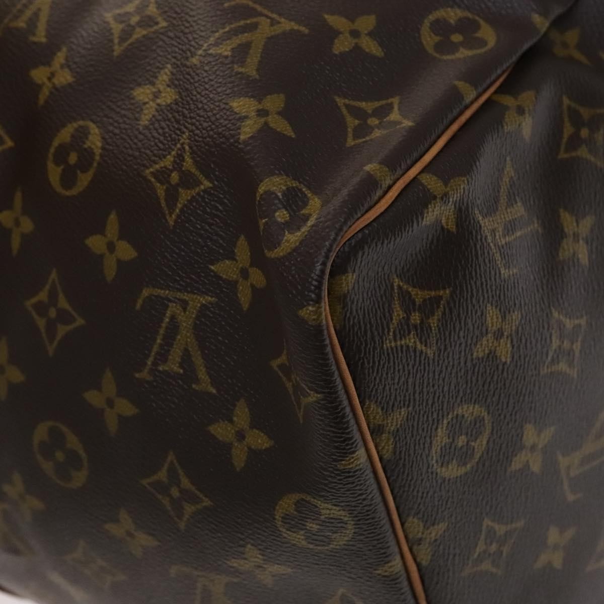 Louis Vuitton Keepall Bag Monogram Canvas Brown Canvas Bag (Pre-Owned)