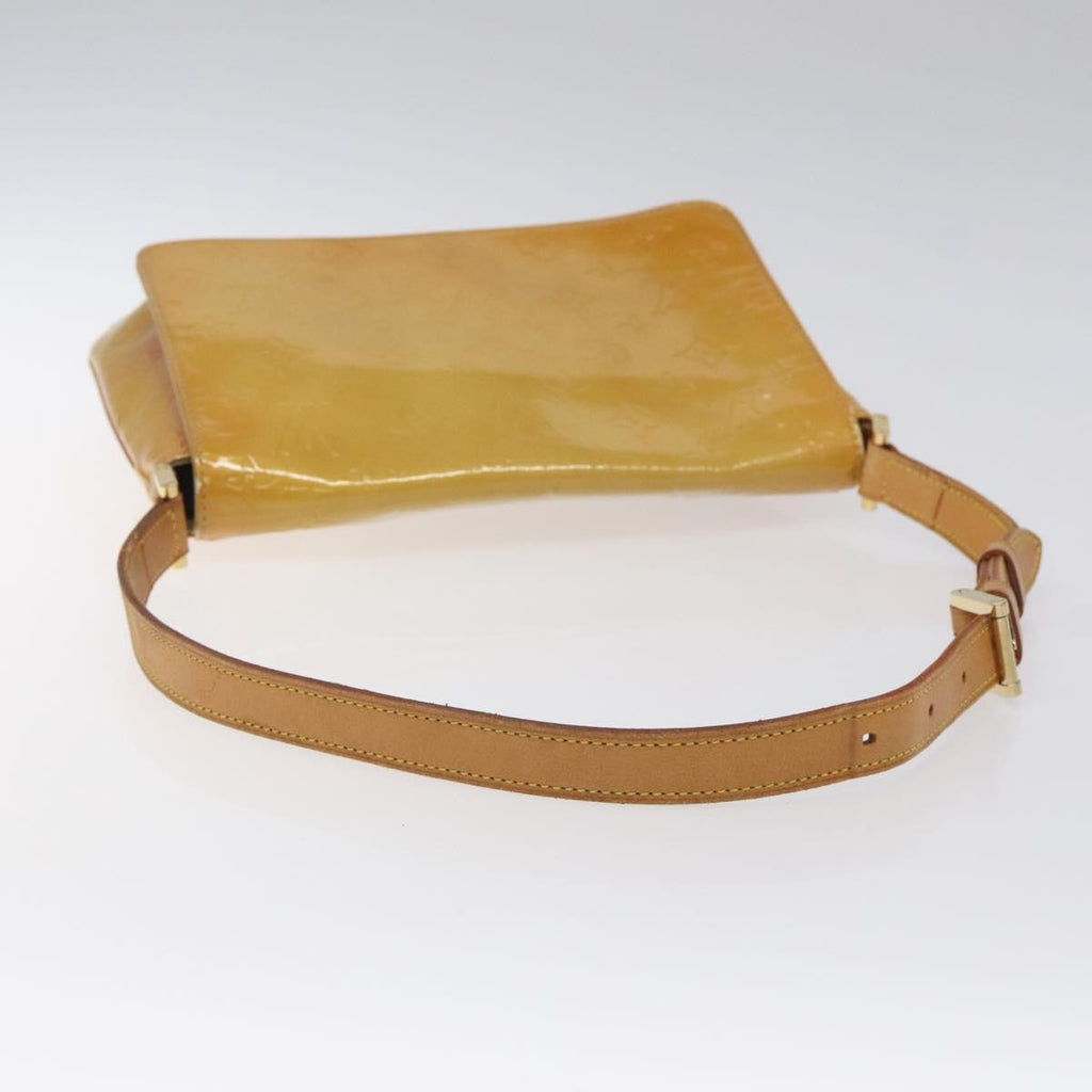 Louis Vuitton Thompson Street Handbag Monogram Vernis Beige Patent_Leather Bag (Pre-Owned)