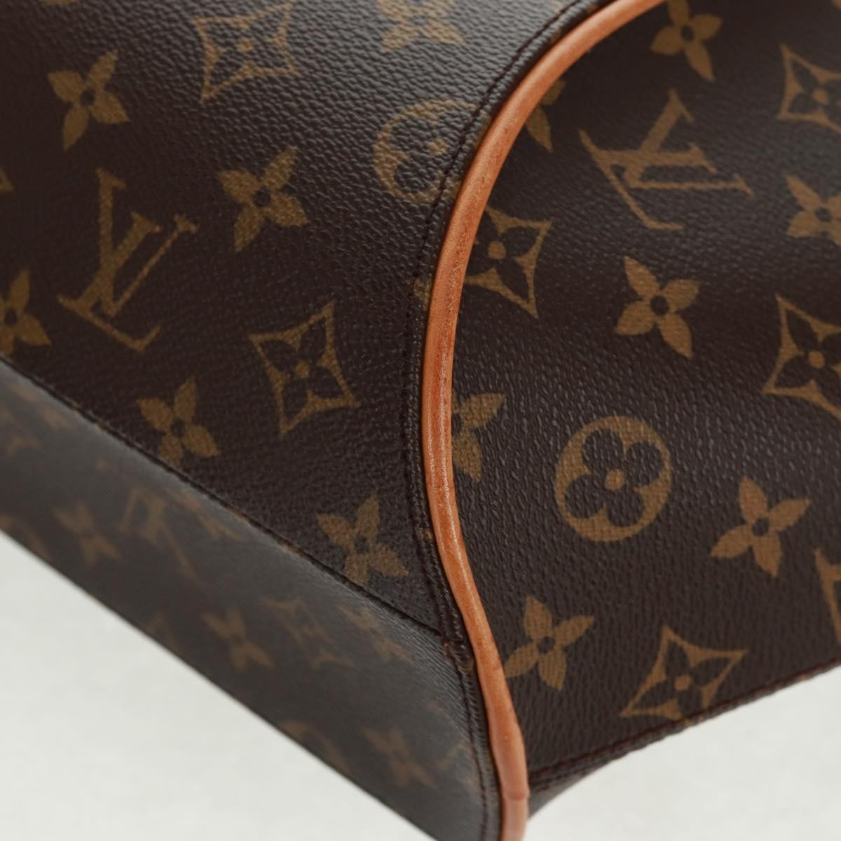 Louis Vuitton Ellipse Bag Monogram Canvas Brown Canvas Handbag (Pre-Owned)