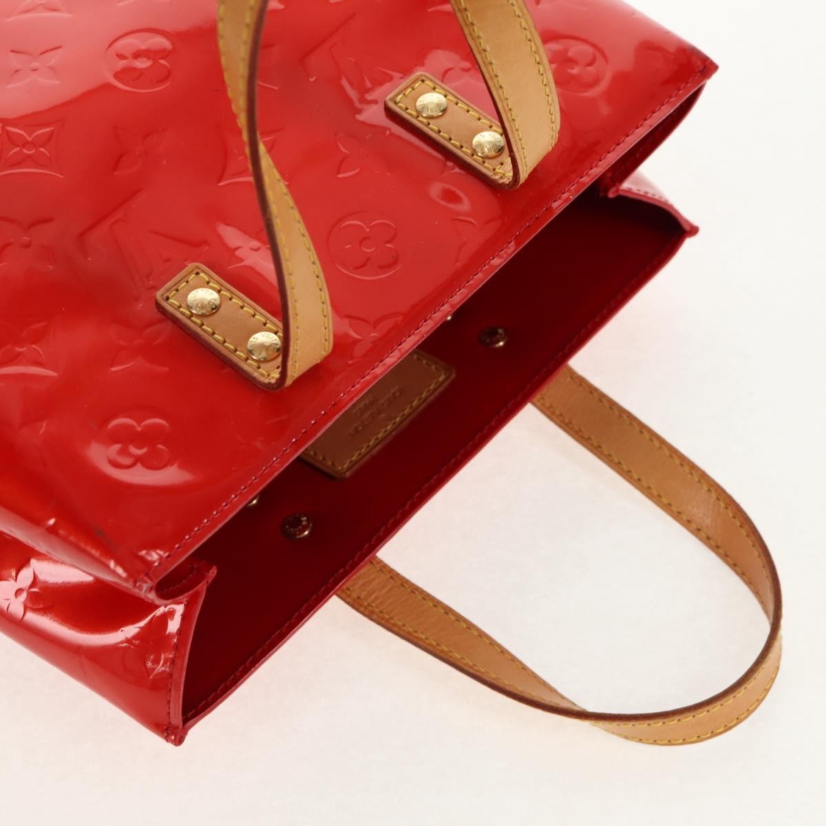 Louis Vuitton Reade Handbag Monogram Vernis Red Patent_Leather Handbag (Pre-Owned)