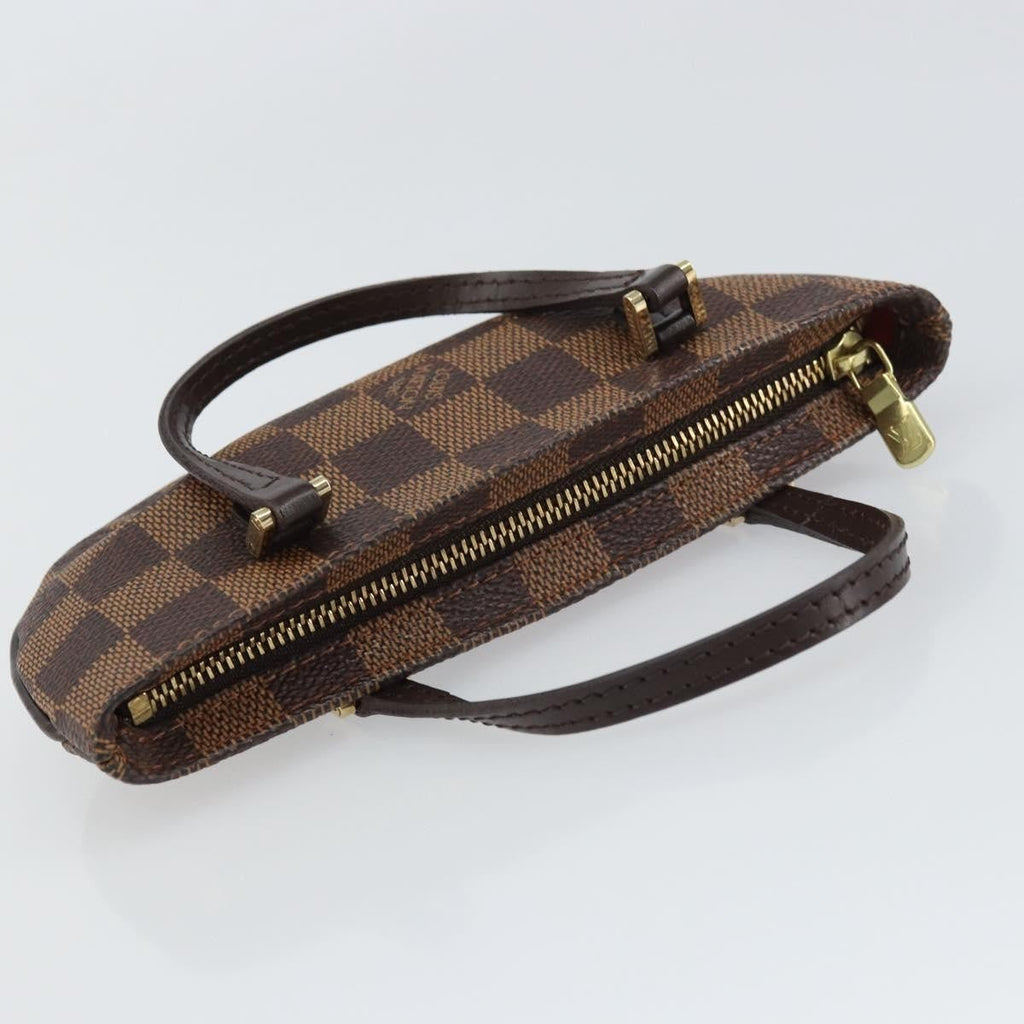 Louis Vuitton Manosque Pochette Damier Brown Canvas Clutche & Pouche Bag (Pre-Owned)