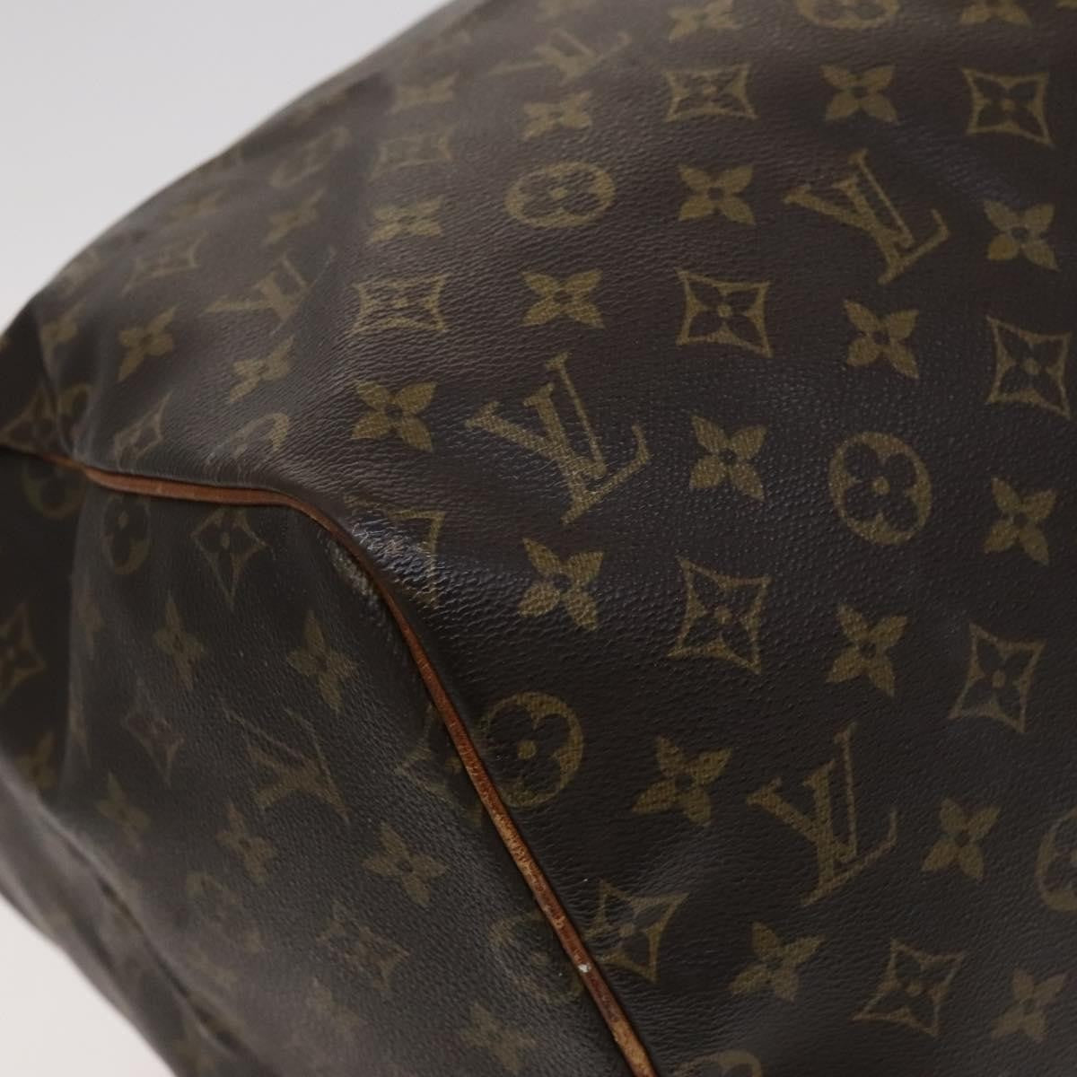 Louis Vuitton Keepall Bag Monogram Canvas Brown Canvas Bag (Pre-Owned)