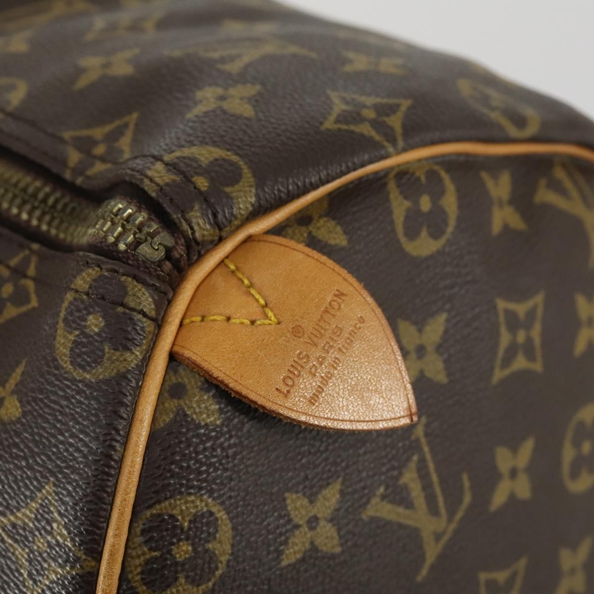Louis Vuitton Keepall Bag Monogram Canvas Brown Canvas Travel Bag Bag (Pre-Owned)