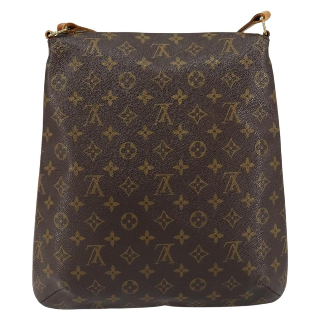 Louis Vuitton Musette Handbag Monogram Canvas Brown Canvas Shoulder Bag Bag (Pre-Owned)