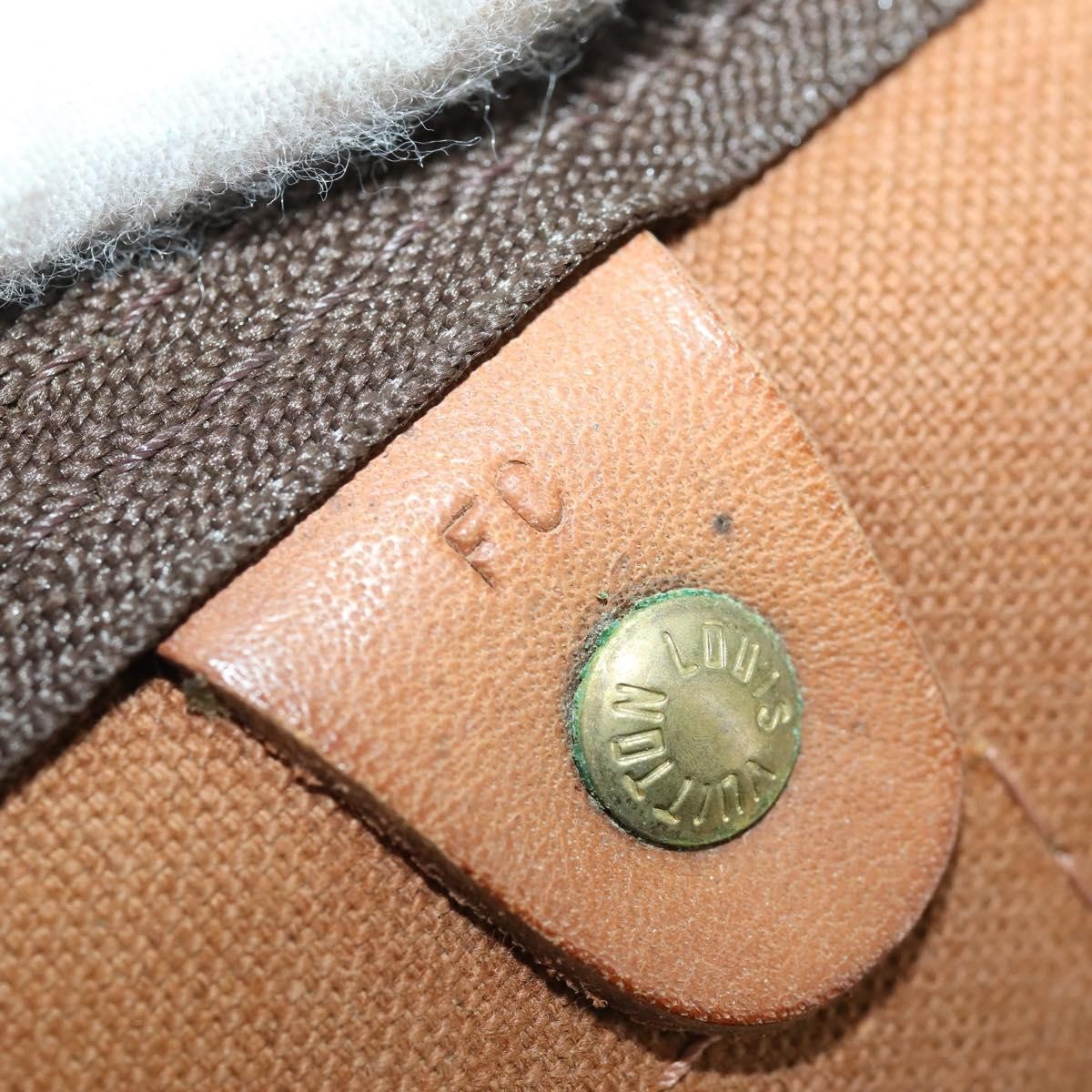 Louis Vuitton Keepall Bag Monogram Canvas Brown Canvas Travel Bag Bag (Pre-Owned)