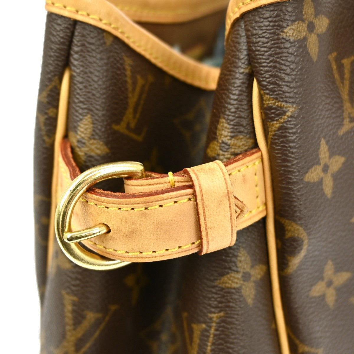Louis Vuitton Batignolles Handbag Monogram Canvas Brown Canvas Tote Bag Bag (Pre-Owned)
