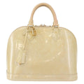 Louis Vuitton Alma Handbag Monogram Vernis Pink Patent_Leather Handbag (Pre-Owned)