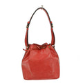 Louis Vuitton Petit Noe Handbag Epi Leather Red Leather Shoulder Bag Bag (Pre-Owned)