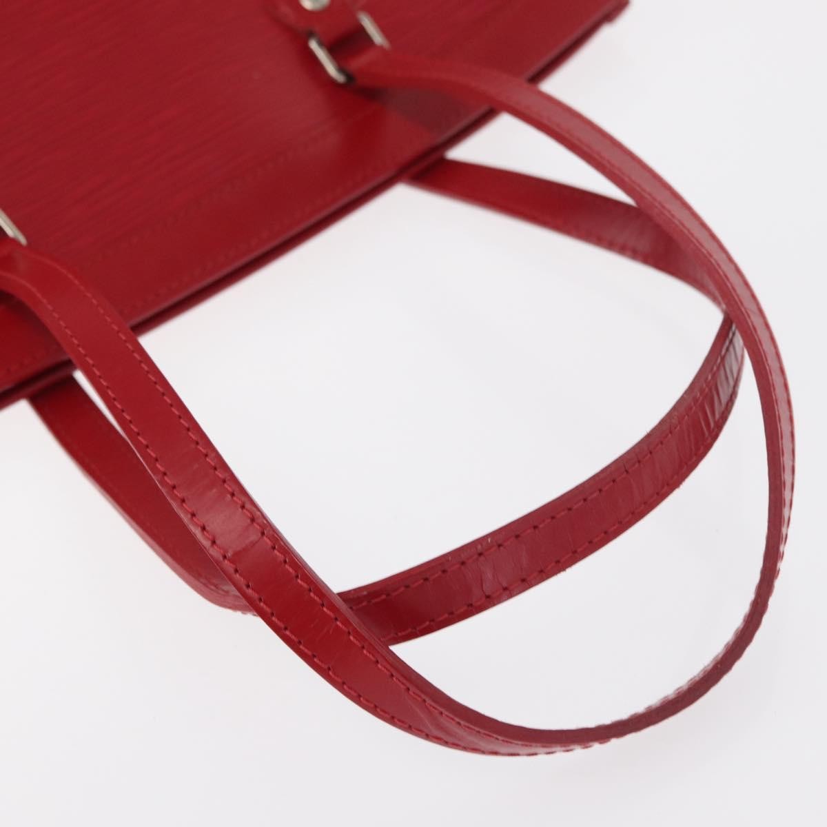 Louis Vuitton Madeleine Handbag Epi Leather Red Epi Leather Handbag (Pre-Owned)