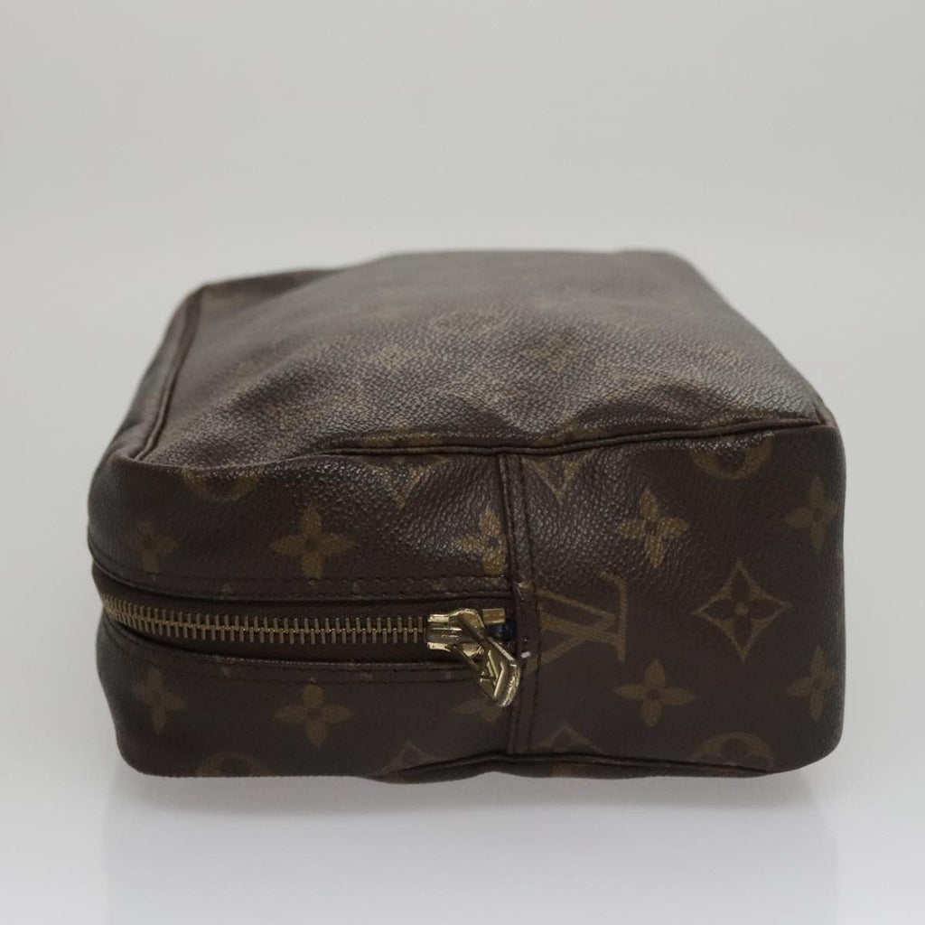 Louis Vuitton Trousse Toiletry Pouch Monogram Canvas Brown Canvas Toiletry Case Accessory (Pre-Owned)