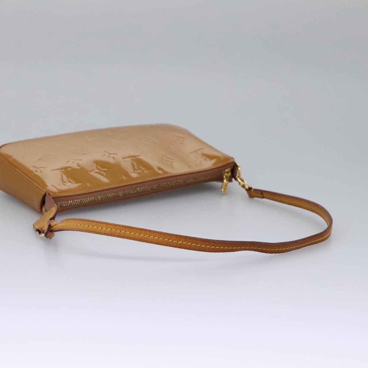 Louis Vuitton Pochette Accessoires Patent Leather Pink Patent_Leather Bag (Pre-Owned)