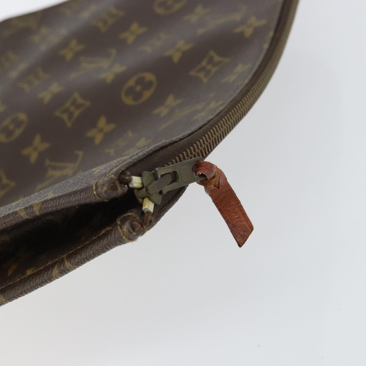 Louis Vuitton Poche Documents Monogram Canvas Brown Canvas Clutche & Pouche Bag (Pre-Owned)