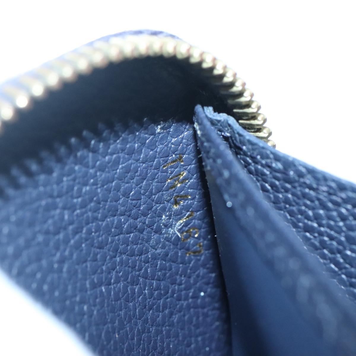 Louis Vuitton Portefeuille Zippy Monogramme Empreinte Monogramme Empreinte Navy Leather Wallets Accessory (Pre-Owned)