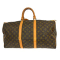 Louis Vuitton Keepall Bag Monogram Canvas Brown Canvas Travel Bag Bag (Pre-Owned)