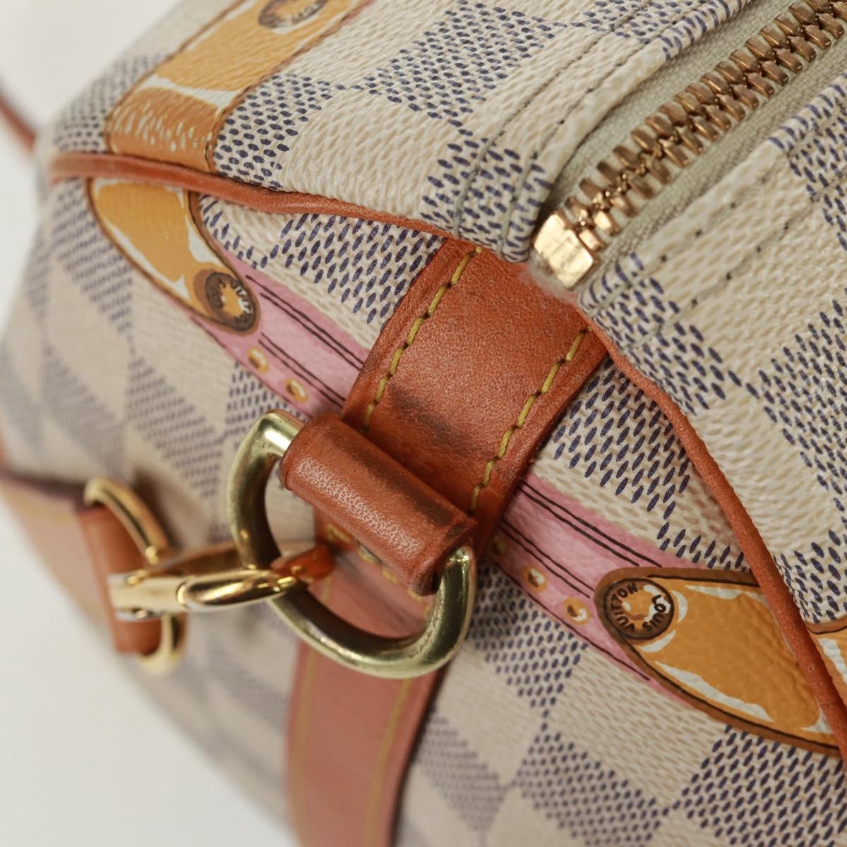 Louis Vuitton Speedy Bandouliere Bag Limited Edition Summer Trunks Monogram Canvas Multicolour Canvas Handbag (Pre-Owned)