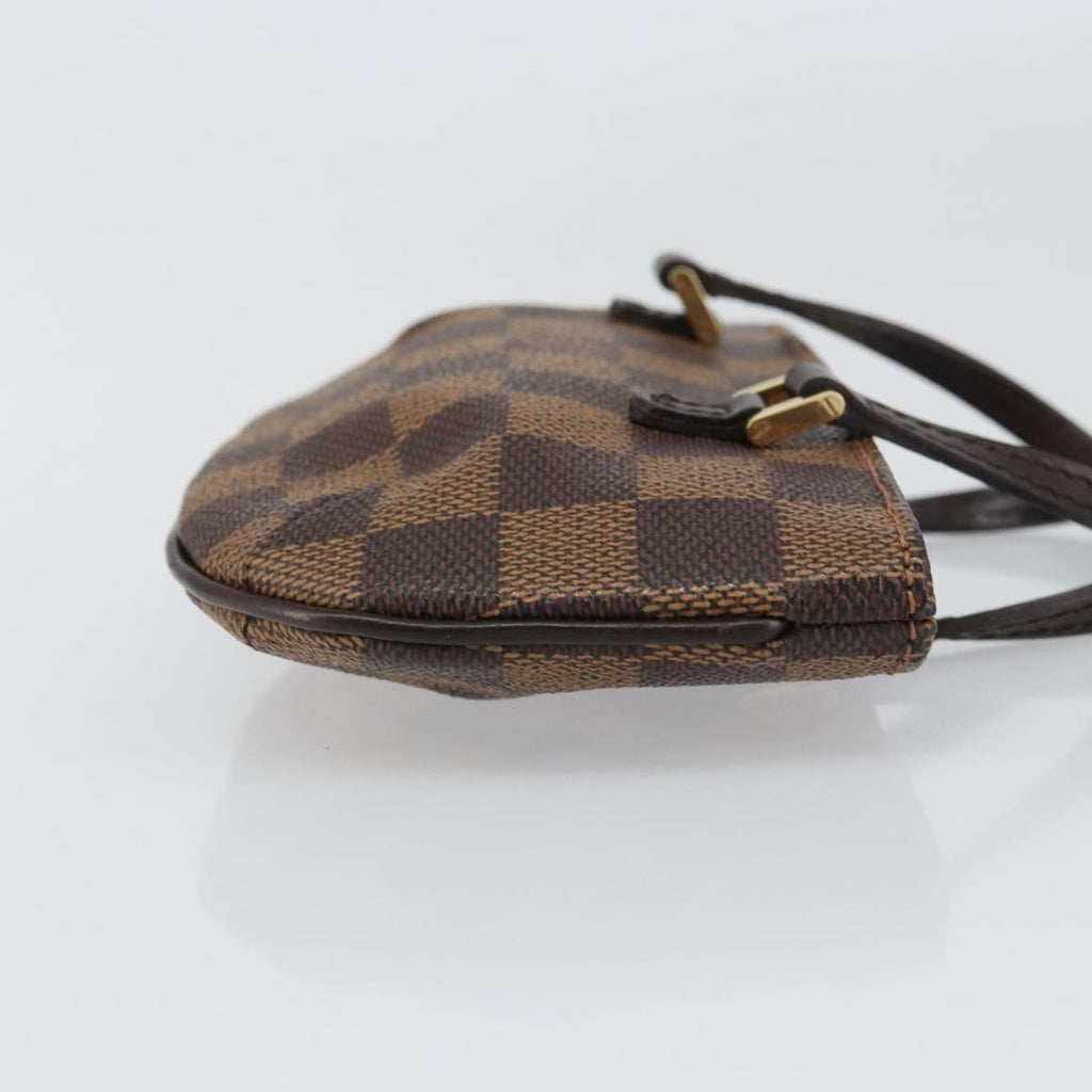 Louis Vuitton Manosque Pochette Damier Brown Canvas Clutche & Pouche Bag (Pre-Owned)