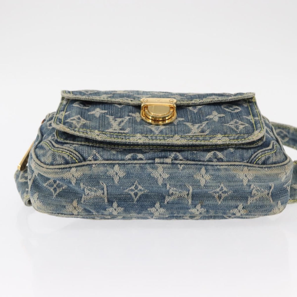Louis Vuitton Bum Bag Denim Blue Denim_Jeans Shoulder Bag Bag (Pre-Owned)