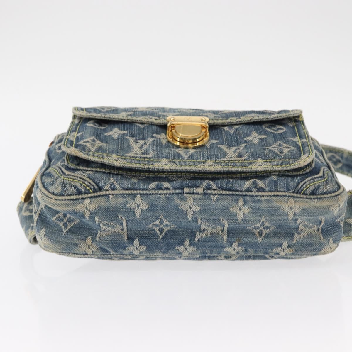 Louis Vuitton Bum Bag Denim Blue Denim_Jeans Shoulder Bag Bag (Pre-Owned)